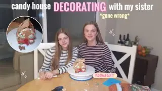 CANDY HOUSE DECORATING w/ Charlotte