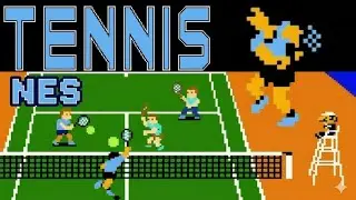 90s Kids Will LOVE This! NES Tennis Classic Gameplay