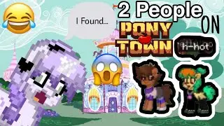 &bull;| So I found 2 people on Pony Town.. | Pony Town Funny Moments |&bull;