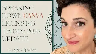 Breaking Down Canva Licensing Terms: 2022 Update  | Spear IP Show | Nashville IP and Internet Lawyer