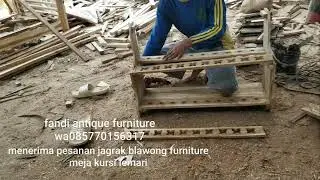 cara merakit jagrak keris isi 20 - proses pembuatan jagrak blawong - fandi furniture wa085770156317