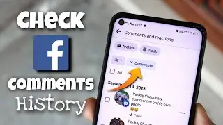How to Check Facebook Comments History