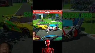 Major💥Accident Cars💀Car Simulator2 #liriklagu #lamborghini #shorts #carsimulator #trollface #bigguy
