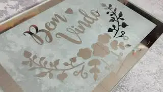 Placa De Bem Vindo - Decolors Decora&ccedil;&atilde;o