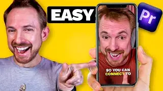 Go Viral on Every Platform - Premiere Pro Auto Reframe Tutorial + Free Video Transcripts!