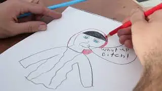 Drawing Jesse Pinkman from Breaking Bad 