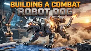 Building a Combat Robot Dog | DIY Mechanical Wolf Assembly