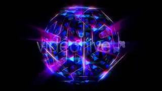 4K Bright Disco Ball 1  - VJ Loop Pack (3in1)
