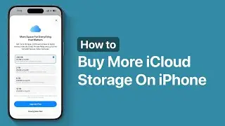 How To Buy More iCloud Storage On iPhone