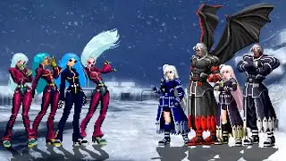 [KOF Mugen] Kula Diamond Team vs Zero & Zeroko Team