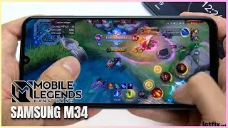 Samsung Galaxy M34 Mobile Legends Gaming test Update | Exynos 1280 ,120Hz Display