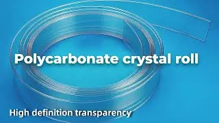 Upgrade your space with a durable polycarbonate crystal roll!