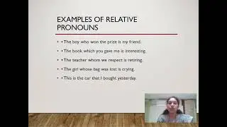 Relative and Possessive Pronouns | Dr Surya S | Easwari Engineering College