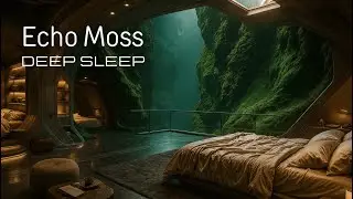 Echo Moss | Soothing Echoing Music + Cavern ASMR for Deep Sleep | Pure Peace Playlist