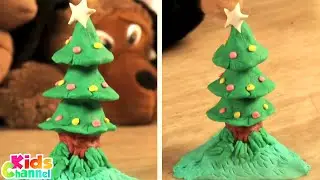 Play Doh Christmas Tree, Kids Entertainment And Activity Videos by Kids Channel