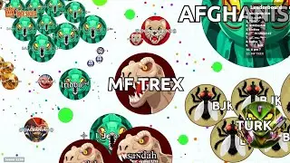 Agario FFA Solo - Motherf**king T-REX 17K