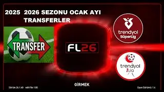 PES 2021 SMOKEPATCH 2026 TRENDYOL 1  LİGİ YAMASI OCAK AYI TRANSFER G&Uuml;NCELLEMESİ