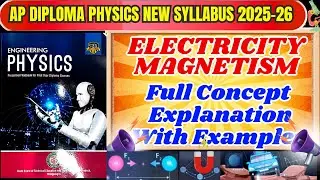 AP Diploma Physics New Syllabus|| Chapter-7||Electricity and Magnetism Full Concept|| Must Watch 