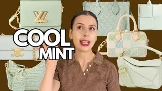 COOL MINT BAGS! 🌱 (BIG 2024 TREND) Gucci, Prada, Loewe, Louis Vuitton, Celine, Hermes