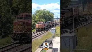 Train Derails at Rochelle, Illinois | #Shorts