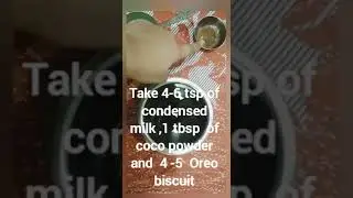 How to make chocolate spread with Oreo biscuits (only with three ingredients)