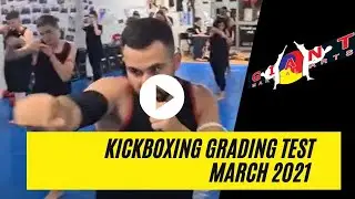 Kickboxing Muay Thai Grading Test March 2021