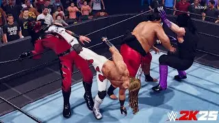 WWE 2k25 - Undertaker '90 vs Shawn Michaels '94 vs Yokozuna vs Kane '98: Battle Royal at Smackdown