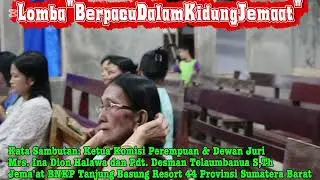 Kata Sambutan Ketua Komisi Perempuan dan Dewan Juri Dalam Rangka Lomba Berpacu Dalam Kidung Jemaat