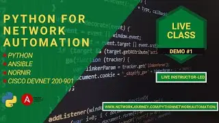 Enroll Now: PYTHON, ANSIBLE, CISCO DEVNET - Online Instructor-led batch by Trainer Sagar Dhawan