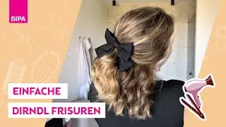 Wiesn Frisuren für mittellange, schulterlange Haare | Dirndl Hairstyles 🎀