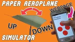 DIY Robotic Airplane Simulator | Controlling Arduino Uno With Mobile | Wireless Airplane Controller