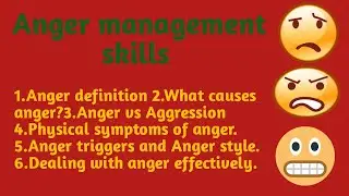 Lesson 93,How to control anger ?|Anger management skills |Anger vs Aggression |what causes anger?