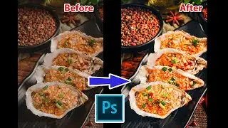 Photoshop Tutorials |  How To Make Colors POP |  Food Photography |N5studio