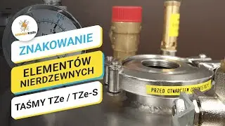 Znakowanie urządzeń nierdzewnych z Brotherem P-touch PT-E550WVP  |  Automatyka Krzycha