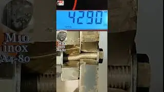 Śruba M10 Inox A4-80 nierdzewna Jak mocne są takie śruby ? TESt na ścinanie 🎬