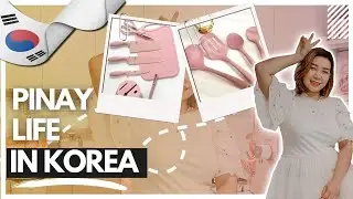 PINAY LIFE IN KOREA 🇰🇷 HUGE Pink Homeware Haul + SMEG coffee maker
