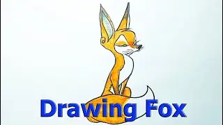 How to draw a fox ❤ Cute fox drawing easy step by step