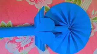 🌈 &ldquo;Make a Beautiful Paper Fan 🌸 | Easy Paper Craft Tutorial | Sarifa&rsquo;s Art and Crafts&rdquo;