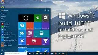 Windows 10 build 10041: 10 years later! - Installation and Exploration