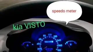 Ganti lampu speedo meter| kia visto