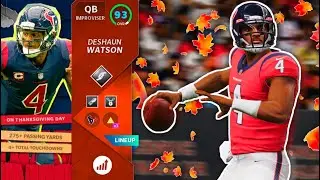 93 OVR DESHAUN WATSON THROWS DOTS!! AUTUMN BLAST 