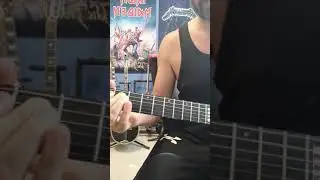 Metallica The Four Horsemen all guitar riffs in one minute 🎸🎸🎸🤘