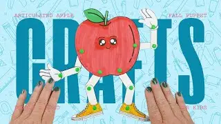 Fun Interactive Apple Puppet Craft for Kids | Fall Activity for Kids