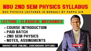 North Bengal university ( NBU ) | Classical Mechanics |