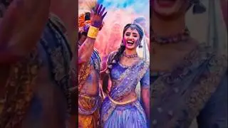 radha krishna holi,,holi famous song#holi#festival#trending#viral#love#radhakrishna#bhakti#holiday