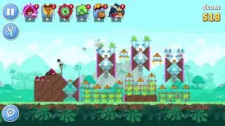 Angry Birds Friends. Уровень 52 (3 звезды). Прохождение от Сергея Фетисова.