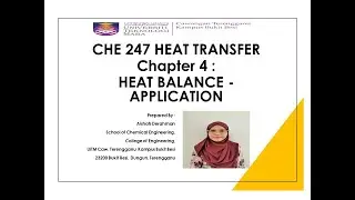 CHE 247 CHAPTER 4-E-NTU METHOD
