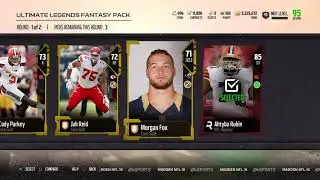 Madden NFL 18 level 46 ultimate legends pack opening