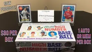 2018 Topps Heritage High Number Baseball Hobby Box Break - The Hunt Is On!