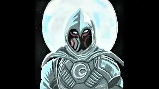 #Moonknight Drawing #SandArt | Marvel Comics